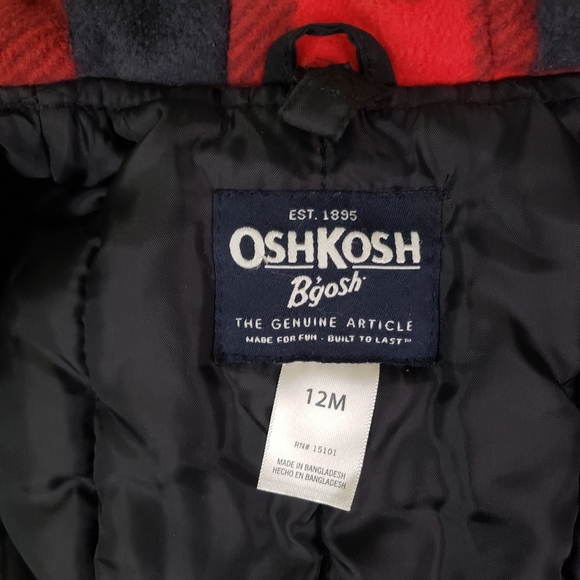 Oshkosh B'gosh 2 in 1 double layer coat - Picture 5 of 13